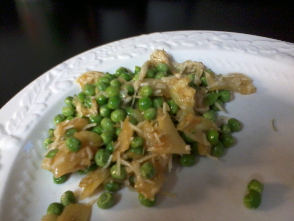 peas with garlic 001