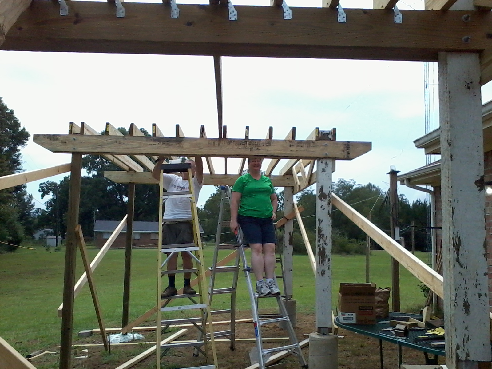 pergola work day